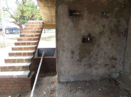 2) 2 BHK Independent House sale in Tirupati - Steps and Tank.JPG
